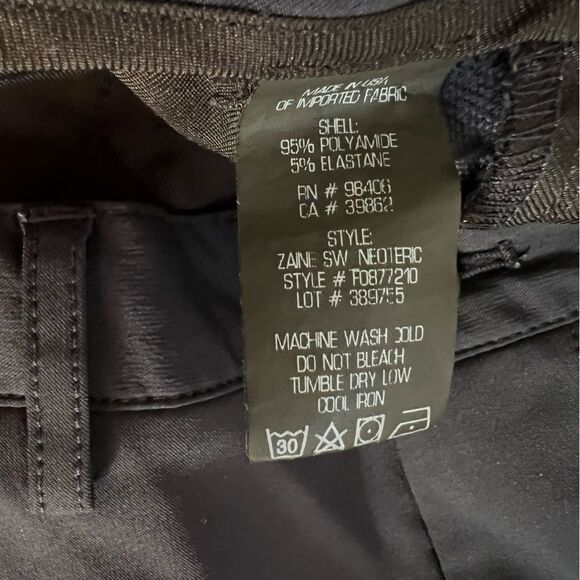 Theory Pants Flex Flat Front Performance Chino Pants Navy Blue Size 30 - Picture 7 of 9